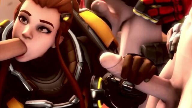 Овервотч 3Д Хентай Анимация | Overwatch Hentai & Porn 3D Горячий секс с Бриджит (Fpsblyck GreatM8 Cakes Kallenz Sfmtessai) [Over