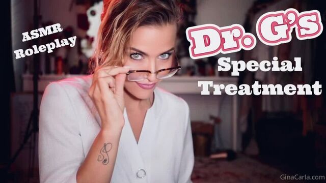 Gina Carla - Dr. G's Special Treatment | Сладкие Cливы ASMR Onlyfans Patreon GinaCarla